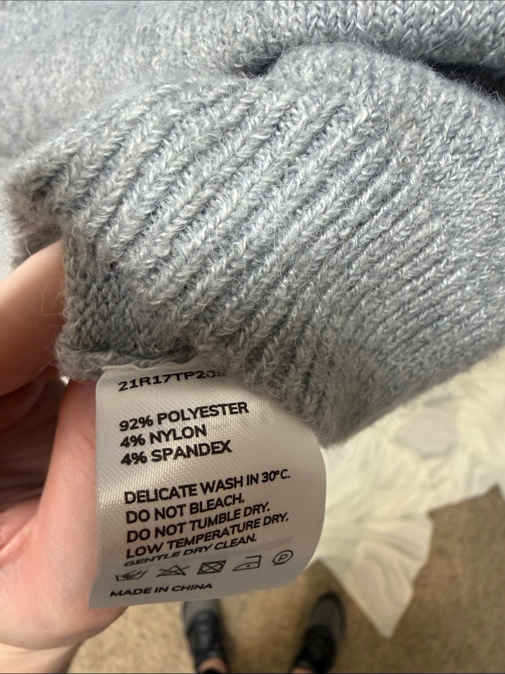 Nap Loungewear - Grey Sweater (Size:S) — image 5 of 5